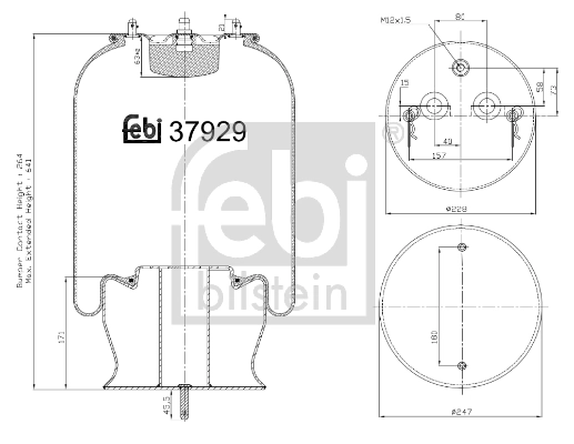 Bellow, air suspension